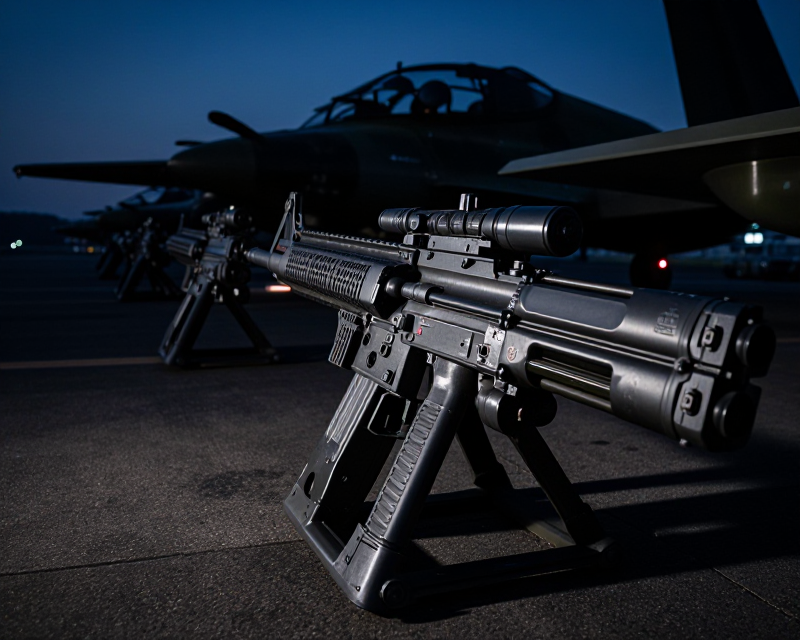 Military Runway Noir