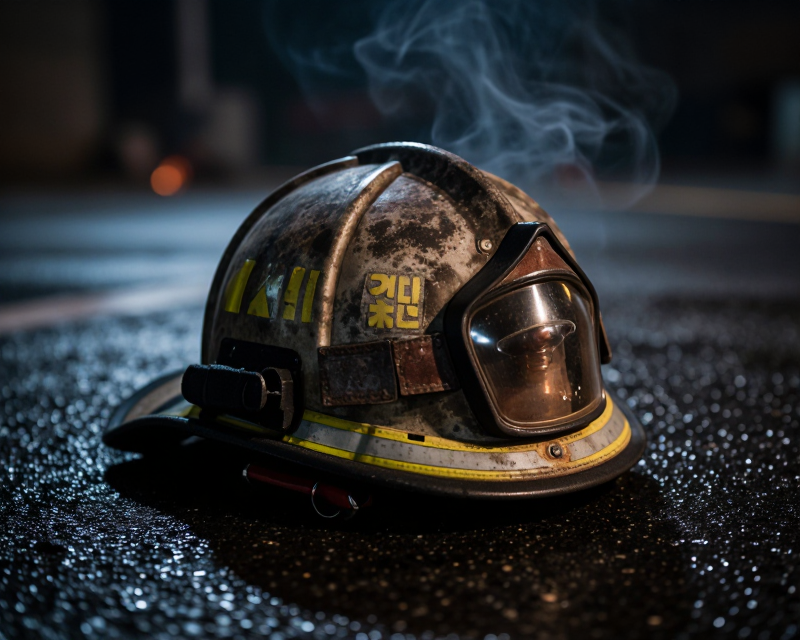 Firefighter Tribute Noir