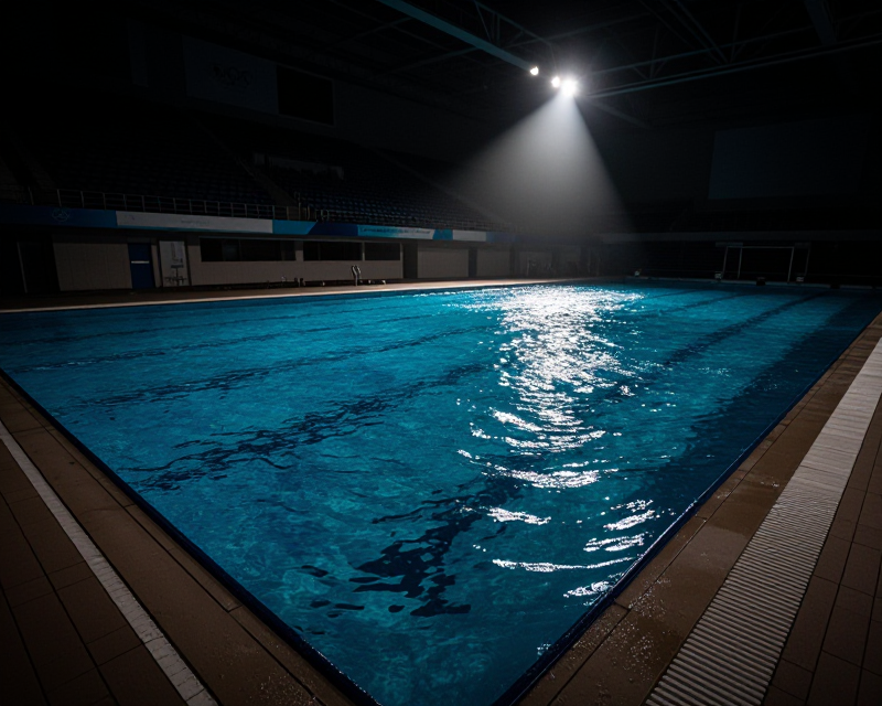 Empty Swimming Pool Noir